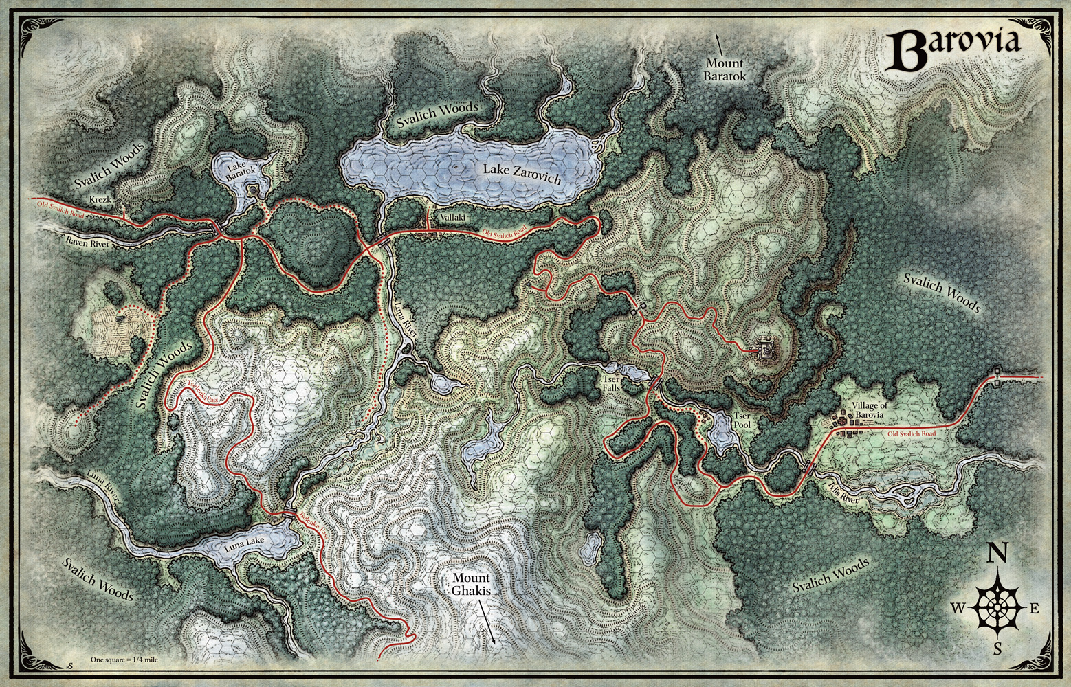 Map of Barovia